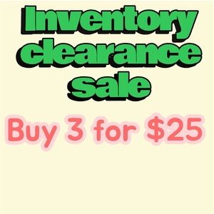Inventory Clearance Sale Sign